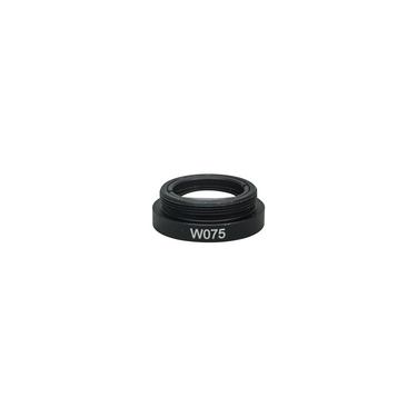 Objective Working Distance 105mm 0.75X Auxiliary Objective, SKU DM29011641, three quarter front view