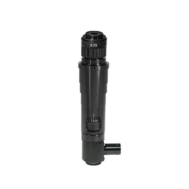 0.58-7X Adjustable Video Zoom Microscope Body, SKU MZ08031113, three quarter front view
