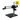 ESD Safe Horizontal Arm Length 544mm Vertical Post Height 380mm ESD Dual Arm Boom Stand, SKU ST19061221, three quarter front view
