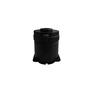 0.35X Adjustable Microscope Camera Coupler C-Mount Adapter 38mm, SKU SZ05016111, three quarter front view