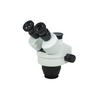 7-45X Zoom Stereo Microscope Head, Trinocular, Field of View 20mm Working Distance 100mm, SKU SZ05031131, three quarter front view