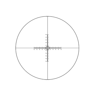 10mm/100 Div Crosshair Scale Reticle ( Dia. 24mm), SKU RT20104164, three quarter front view
