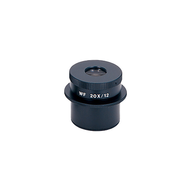 Eyepiece Field of View Dia. 12mm 20X Adjustable Eyepiece (1 pc, WF20X/12), SKU Mitutoyo-378-858-5, three quarter front view