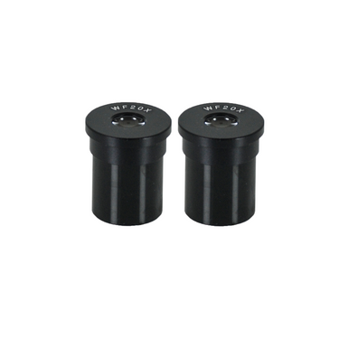 Eyepiece Field of View Dia. 10mm 20X Eyepiece (Pair Dia. 23.2/FN10), SKU EY02021611, three quarter front view