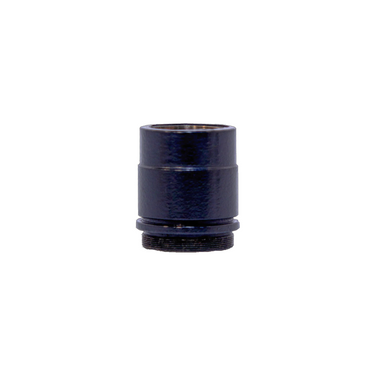 2X Microscope Objective Lens with Black Finish, SKU MS24011301, three quarter front view