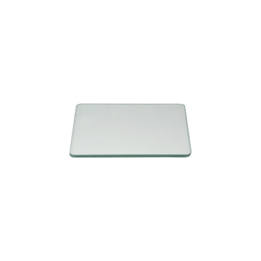 Microscope Stage Plate, Frosted Glass Clear 96x76x1.5mm for MT1402 Series Microscopes, SKU MT14025251, three quarter front view