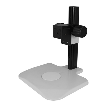 Microscope Track Stand, N Adapter Coarse Focus Rack, SKU ST02031105, three quarter front view