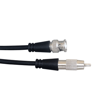 BNC to RCA Cable, BNC Male to RCA Male (1.5 meter, 5 feet), SKU EC02515201, three quarter front view