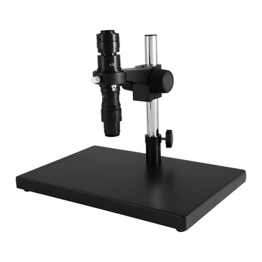 0.35X-2.25X Industrial Inspection Video Zoom Microscope, Post Stand 260mm, SKU MZ07010101, three quarter front view