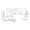 Optical Fiber Cable Length 978mm Line Light (L2.25″), SKU SCHOTT-Cold Vision-A08589, three quarter front view