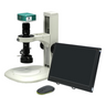 0.35-2.25X 2.0 Megapixels CMOS LED Light Track Stand Video Zoom Microscope, SKU MZ02210012, three quarter front view