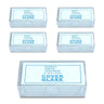 500 Glass Cover Slips (24x60mm Rectangular) for Microscope Slides, SKU SL39201005, three quarter front view