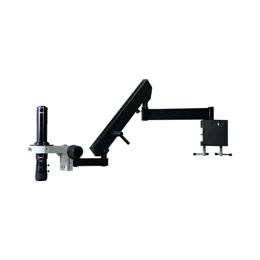 0.58-7X Flexible Arm Video Zoom Microscope, SKU MZ02130701, three quarter front view