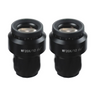WF 20X Widefield Focusable Microscope Eyepieces, High Eyepoint, 30mm, FOV 12mm, Adjustable Diopter (Pair), SKU SZ05023621, three quarter front view