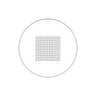 10x10mm/20x20 Net Grid Net Grid Reticle ( Dia. 21mm), SKU RT20105131, three quarter front view