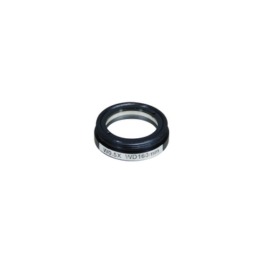 Objective Working Distance 160mm 0.5X Objective, SKU MZ37014211, three quarter front view