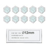 1,000 Glass Cover Slips (12mm Round Circle) for Microscope Slides, SKU SL39301002, three quarter front view