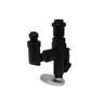 1X Quadruple (4) Holes Laser Video Microscope Body, SKU LM18011211, three quarter front view