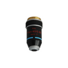 40X Infinity-Corrected Plan Achromatic POL Polarizing Microscope Objective Lens (Spring) Working Distance 0.72mm with Black Finish, SKU PL04053531, three quarter front view