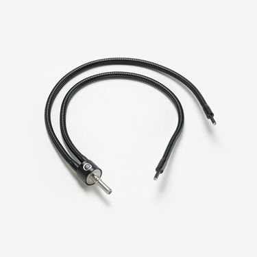 Optical Fiber Cable Length 500mm 500mm Dual Pipe Light Guide, SKU SCHOTT-KL-170.202, three quarter front view