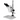 6.5X-45X Super Widefield Zoom Stereo Microscope, Binocular, Post Stand (Height 305mm), SKU SZ02020261, three quarter front view