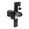 N Adapter E-Arm, Microscope Fine Focus Block, Inclinable Focusing Drive Track, SKU SA02031205, three quarter front view