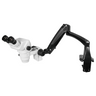 6.7-45X Pneumatic Arm Binocular Zoom Stereo Microscope, SKU SZ02020721, three quarter front view