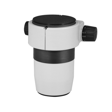 0.8-6.5X Parallel Zoom Stereo Microscope Body, SKU PZ04011201, three quarter front view