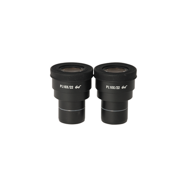 Eyepiece Field of View Dia. 22mm 10X High Eyepoint Eyepiece (Pair Dia. 30/FN22), SKU MT05162211, three quarter front view