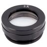 2X Auxiliary Objective Barlow Lens for SZ0702 Zoom Stereo Microscope, Screw Thread:M48x0.75mm, SKU SZ07024611, three quarter front view