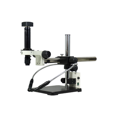 0.7-4.5X 5.0 Megapixels CMOS LED Light Boom Stand Video Zoom Microscope, SKU MZ02120404, three quarter front view