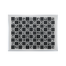 Manufacturing Precision ±10μm Aluminum Alloy Checkerboard Calibration Target compatible with CharuCo (410x310mm 12x9), SKU CT20090302, three quarter front view
