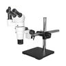 8-50X Boom Stand Trinocular Parallel Zoom Stereo Microscope, SKU PZ02040131, three quarter front view