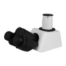 Compound Microscope Eyepiece Body Tube, Trinocular, Finite, Eyetube Angle 30 Degrees,, SKU PL04051321, three quarter front view