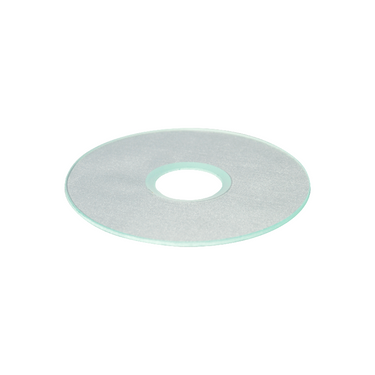 110mm Clear Glass Microscope Stage Plate, SKU BM13065254, three quarter front view