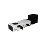 100W Halogen Brightfield Microscope Vertical Episcopic Illumination Light Source, SKU MT05166101, three quarter front view