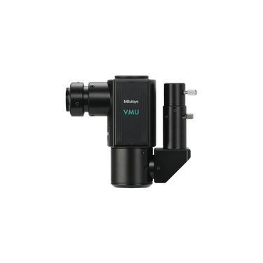 1X Laser Video Microscope Body (VMU-H), SKU Mitutoyo-378-506, three quarter front view