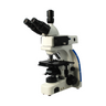 40X-1000X Fluorescence Microscope, Trinocular, Halogen Light, SKU FM02010303, three quarter front view