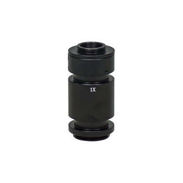 Video Zoom Lens Compatible 1X Coupler, SKU MZ19036151, three quarter front view