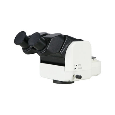 0-30° Stereo Trinocular Head, SKU PZ17012531, three quarter front view
