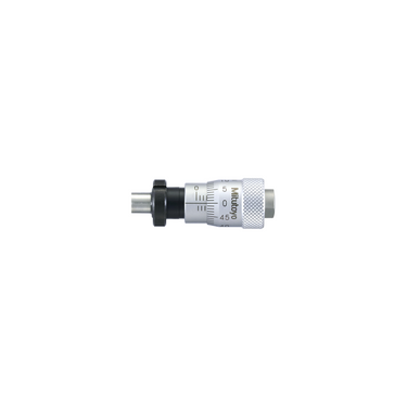 0-0.25″ Mechanical Micrometer Head Graduation 0.001″ 0.25" Flat with Clamp Nut Mechanical Micrometer Head (Thimble Diameter: Dia. 15mm), SKU Mitutoyo-148-352-10, three quarter front view