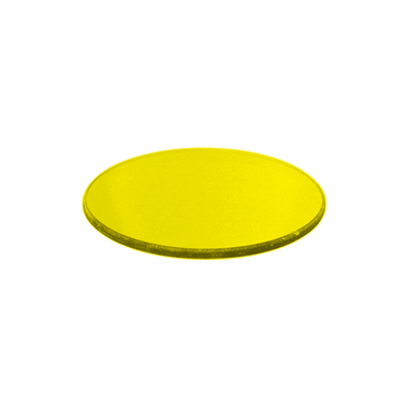 34mm Microscope Filter (Yellow), SKU FI02025101, three quarter front view