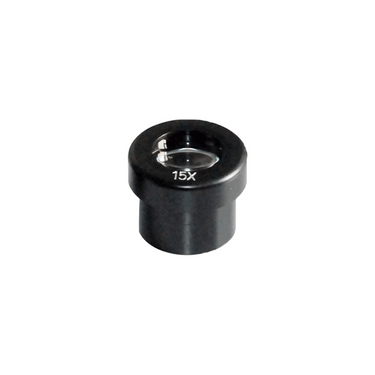 15X Microscope Eyepiece, 23mm, FOV 14mm (One), SKU MS24011202, three quarter front view