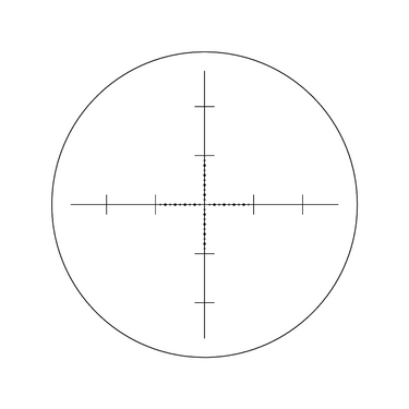 Crosshair Scale Reticle ( Dia. 13mm), SKU RT20104125, three quarter front view