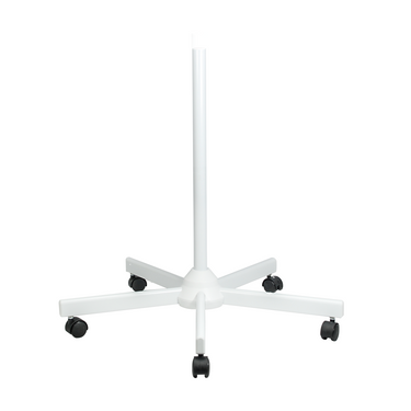 Rolling Floor Stand for MG16303 Series Magnifying Lamps Only (5 Spokes), SKU MG16310105, three quarter front view
