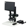 0.35-2.25X 2.0 Megapixels CMOS LED Light Track Stand 3D Video Zoom Microscope, SKU MZ02010115, three quarter front view