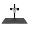 300x450x13mm Track Length 325mm Focus Distance 200mm 76mm Track Stand with Optical Breadboard Base, SKU ST02031112, three quarter front view
