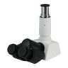 Compound Microscope Eyepiece Body Tube, Trinocular, Finite, Eyetube Angle 30 Degrees,, SKU BM04011321, three quarter front view