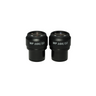 WF 10X Widefield Focusable Microscope Eyepieces, High Eyepoint, 30mm, FOV 22mm, Adjustable Diopter (Pair), SKU MT18022221, three quarter front view