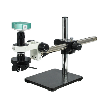 0.225-1.875X 2.0 Megapixels CMOS Boom Stand 3D Video Zoom Microscope, SKU MZ02370341, three quarter front view